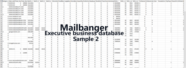 2020 USA Business database - Executive Edition - Image 3