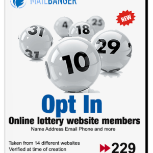 online lottery players leads