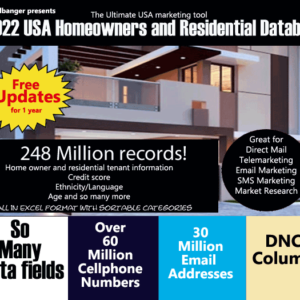 2022 USA Homeowners database