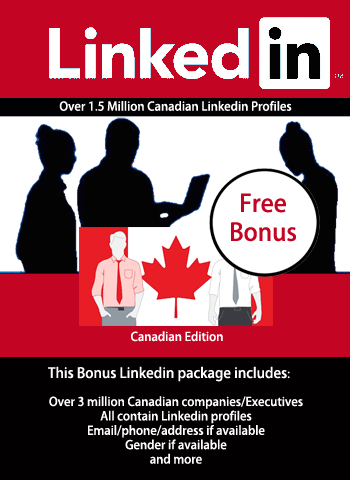 canada linkedin database