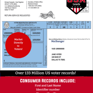 USA Voter database